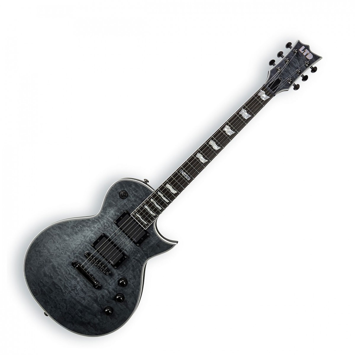 ESP Guitars ESP EC-401 QM See Thru Black Satin