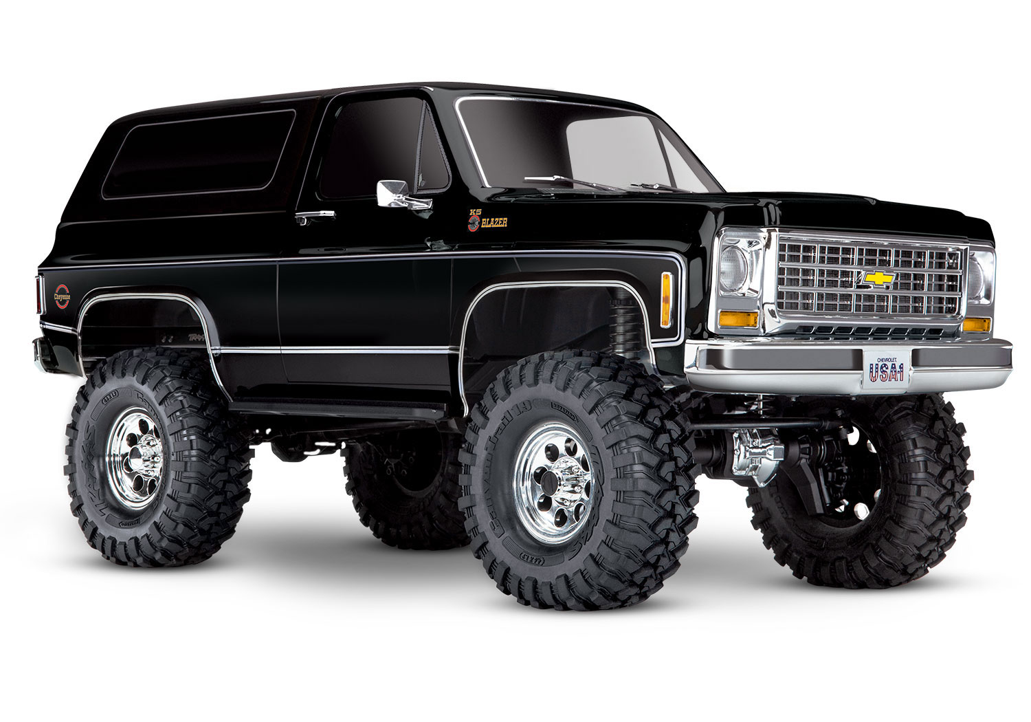 Traxxas TRX-4 1972 Chevrolet Blazer - Zwart (Clipless Body)