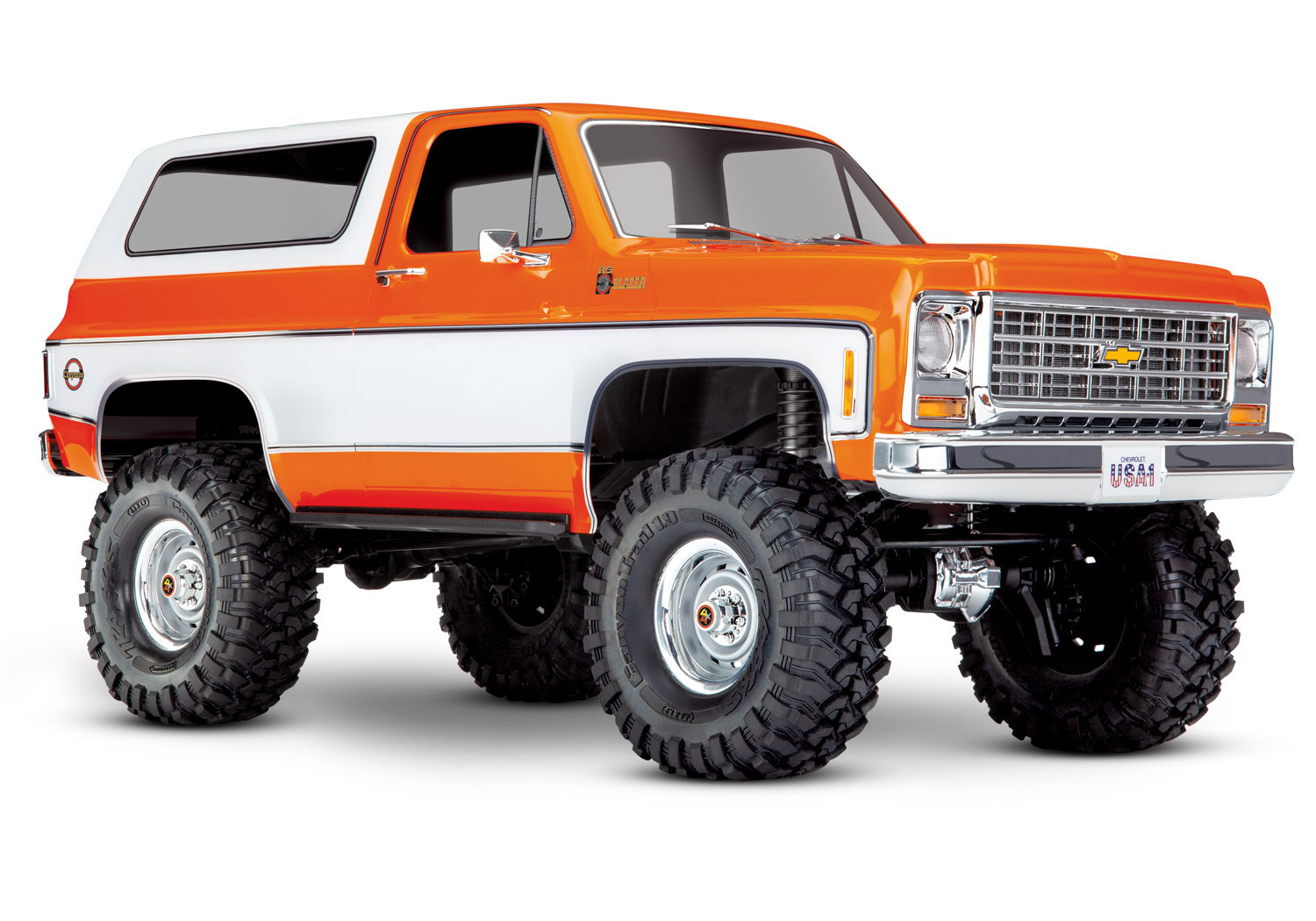 Traxxas TRX-4 1972 Chevrolet Blazer - Oranje (Clipless Body)