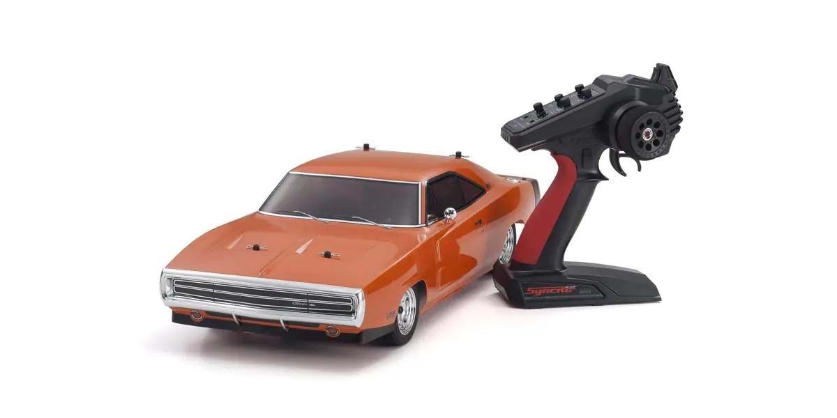 Kyosho Fazer MK2 Dodge Charger 1970 RTR - Oranje