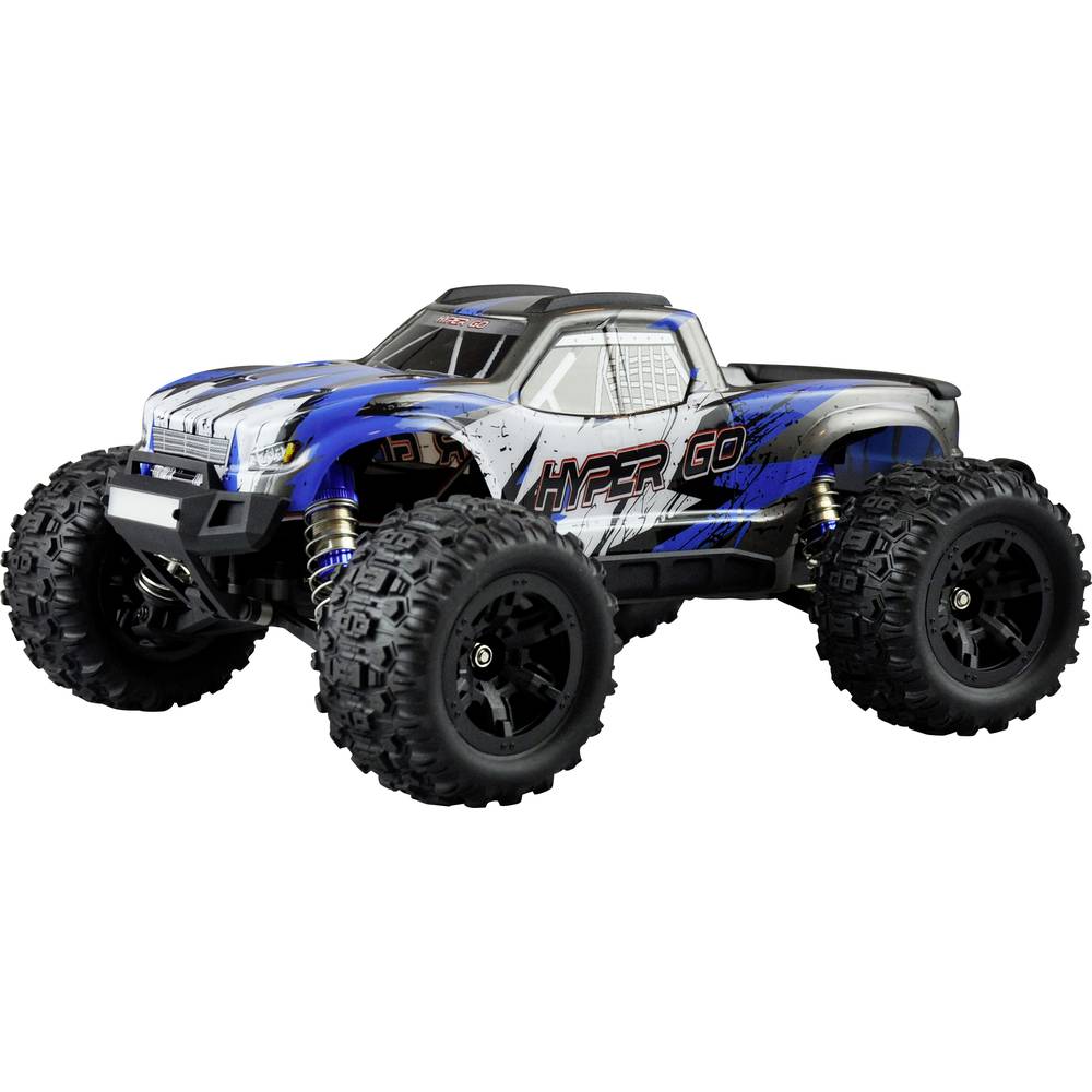 Amewi Hyper GO Monster Truck Brushed 4WD with GPS 1:16 RTR Blue