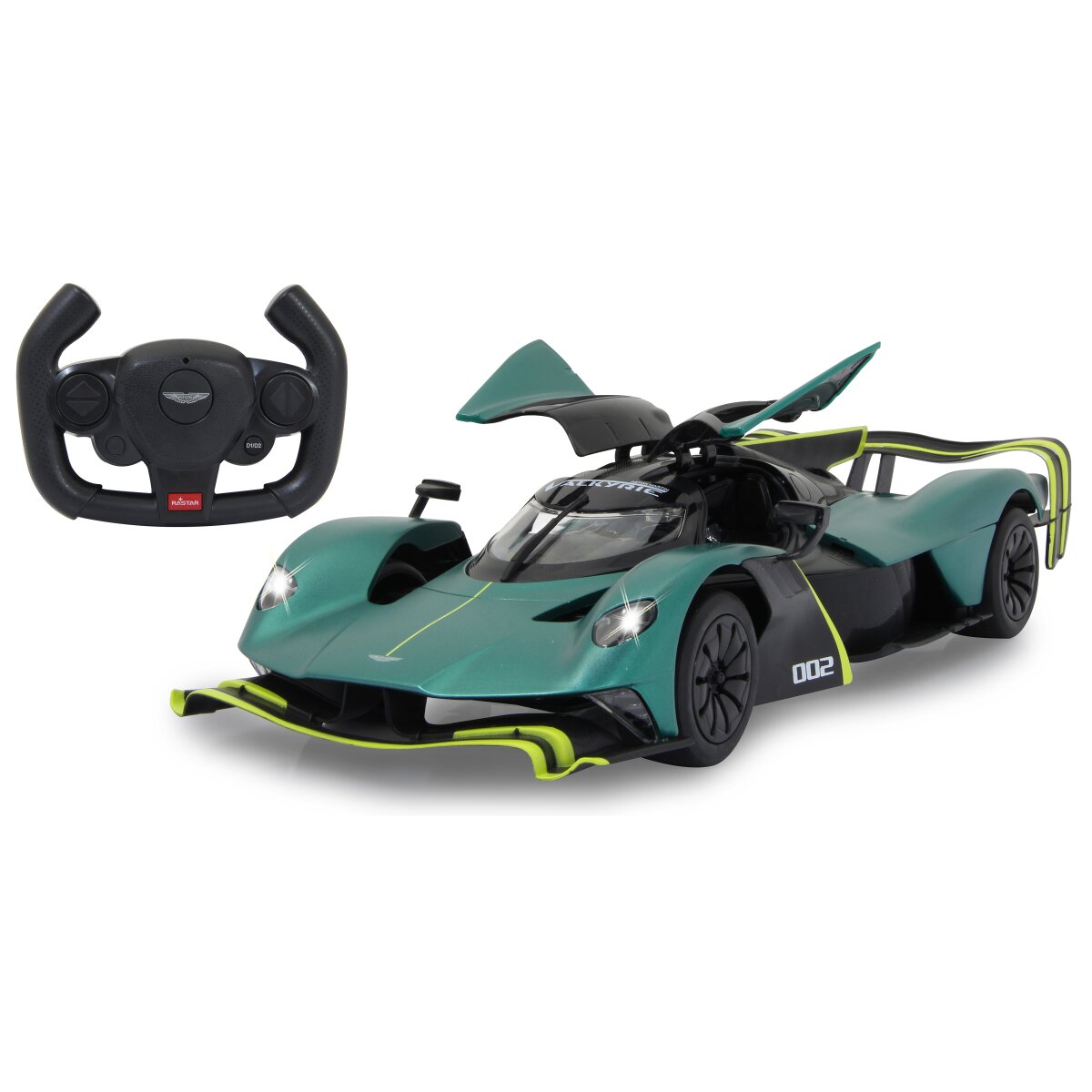 Jamara 1/14 Aston Martin Valkyrie AMR Pro speelgoed auto - Groen