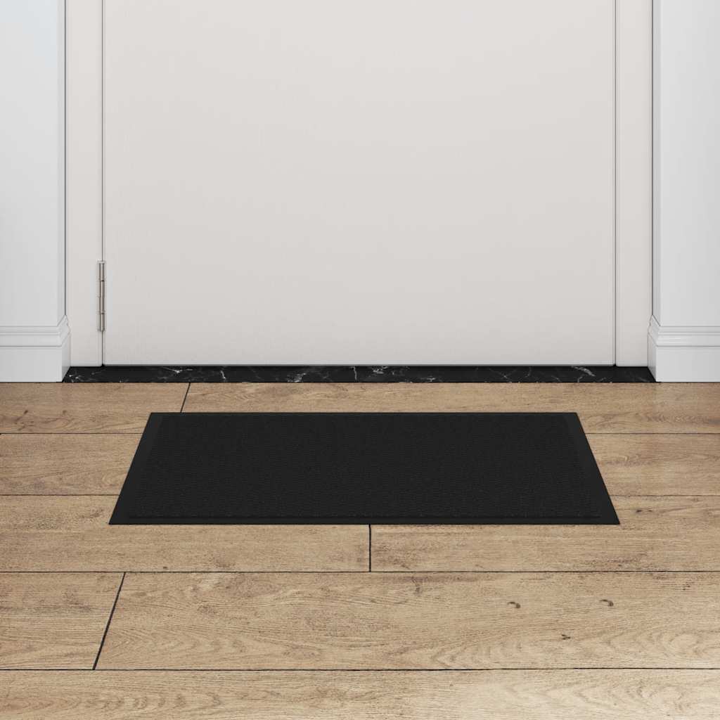 vidaXL Deurmat 40x60 cm zwart