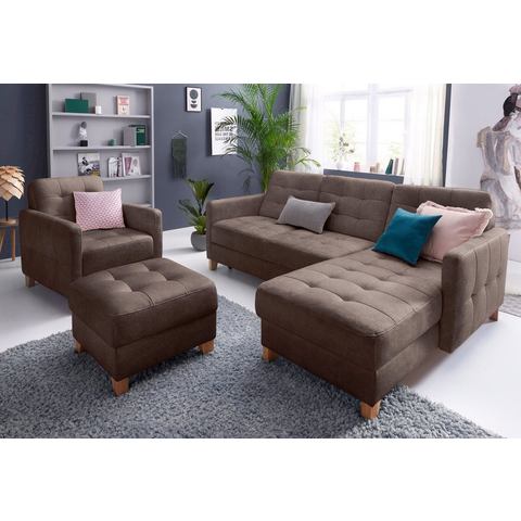 Exxpo - sofa fashion Hoekbank Elio, compact en comfortabel, handig en tijdloos design, L-vorm