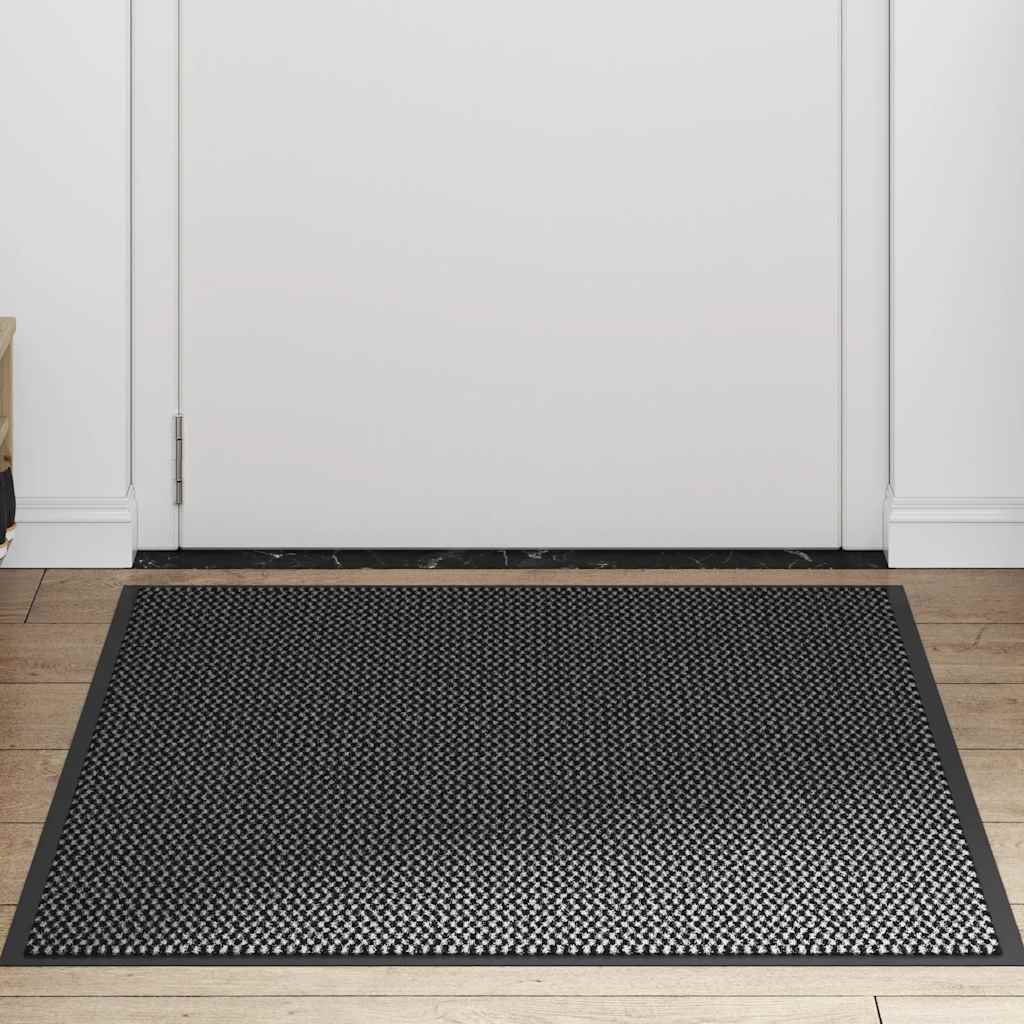 vidaXL Deurmat 80x120 cm antracietkleurig