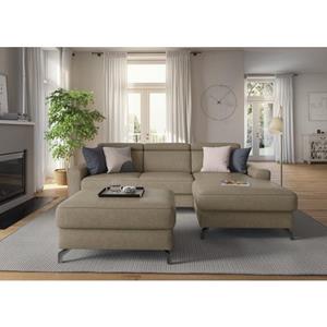Sit&more Hoekbank Scarlett L-vorm met verstelbare hoofdsteun, naar keuze met slaapfunctie, bedkist