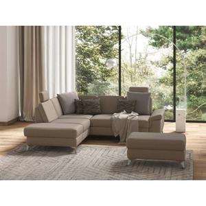 Sit&more Hoekbank Padua inclusief zitdiepteverstelling, armleuning en binnenvering