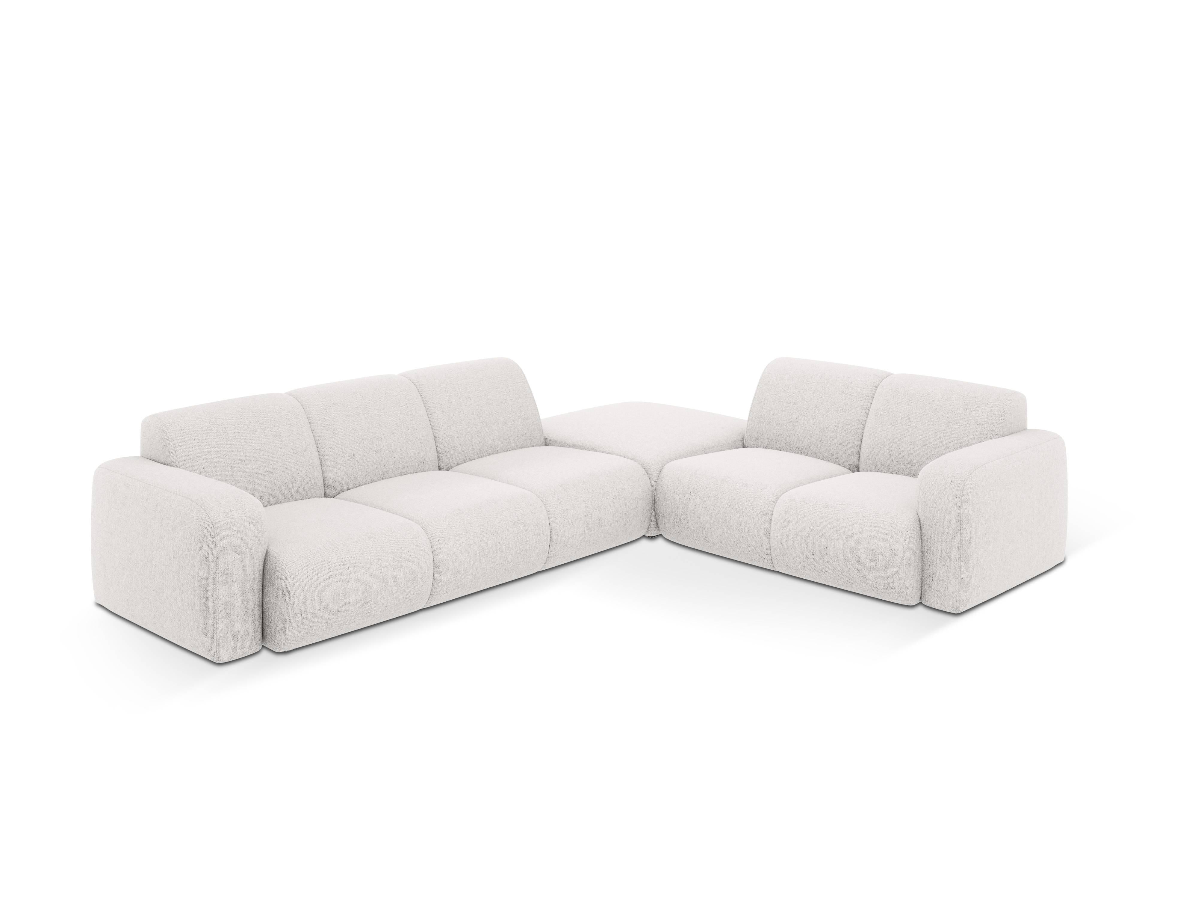 Windsor & Co Hoekbank Lola rechts chenille met hocker | 