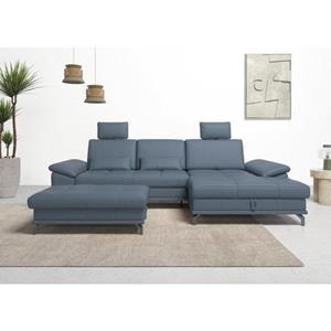 Places of Style Hoekbank Costello 3 nierkussens, optionele bedfunctie en bedlade