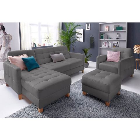 Exxpo - sofa fashion Hoekbank Elio, compact en comfortabel, handig en tijdloos design, L-vorm