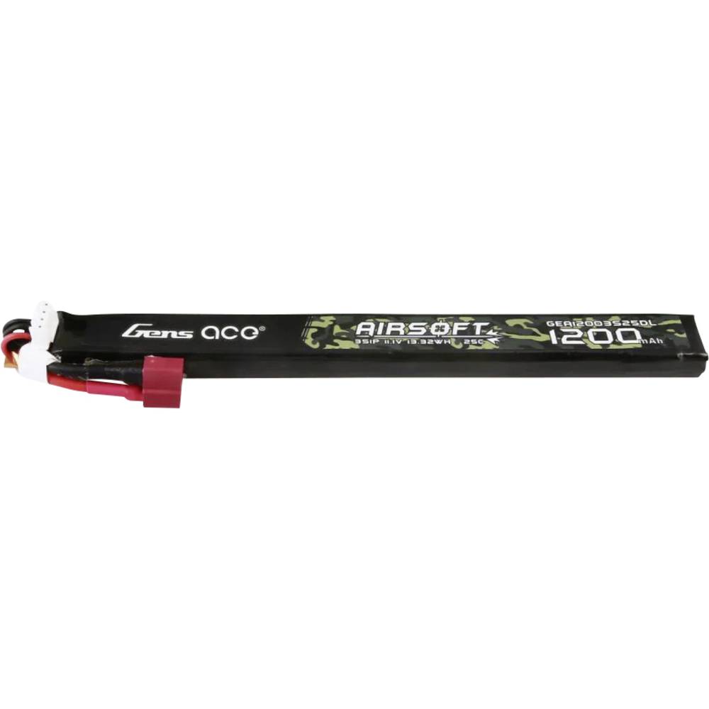 Gens ace LiPo accupack 11.1 V 1200 mAh Aantal cellen: 3 25 C Block