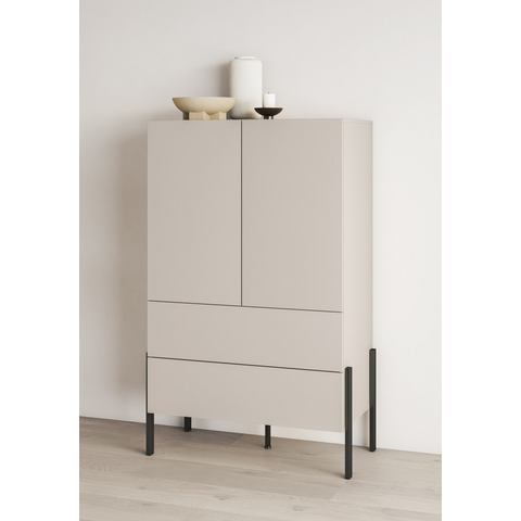 INOSIGN Waskast Mertzon, breedte 90 cm, moderne greeploze kledingkast