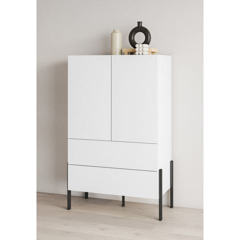 INOSIGN Waskast Mertzon, breedte 90 cm, moderne greeploze kledingkast