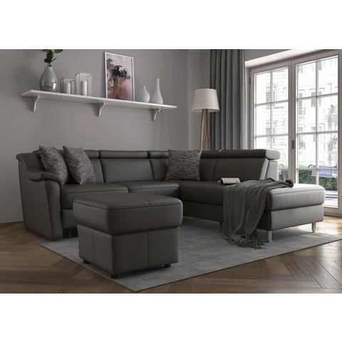 Sit&more Hoekbank Freetown met verstelbare hoofdsteun en comfortabele binnenvering