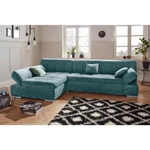 DOMO collection Hoekbank Mona optioneel met slaapfunctie