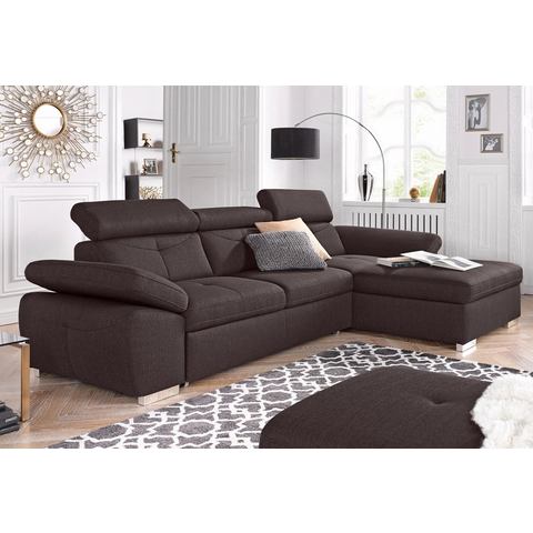 Exxpo - sofa fashion Hoekbank Spring, super comfortabel en comfortabel met arm- en hoofdsteunfunctie