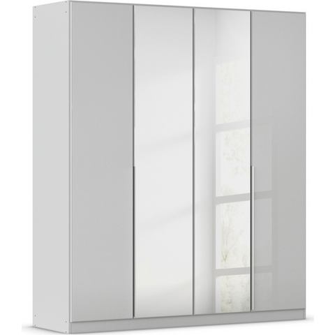 Rauch Draaideurkast Kledingkasten kast garderobe AGORDO met glazen front doordachte binnenuitrusting, in 6 breedtes en 2 hoogtes made in germany