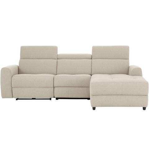 Home affaire Hoekbank Sentrano 275 cm, man. of electr. relaxfunctie en usb/kopverstelling