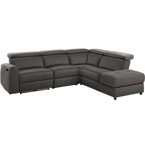 Home affaire Hoekbank Sentrano 273 cm, man. of electr. relaxfunctie en usb/kopverstelling