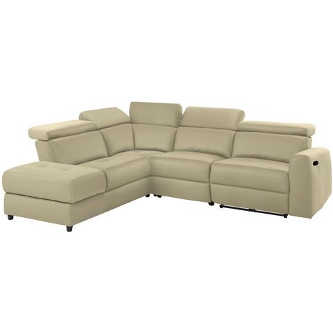 Home affaire Hoekbank Sentrano 273 cm, man. of electr. relaxfunctie en usb/kopverstelling