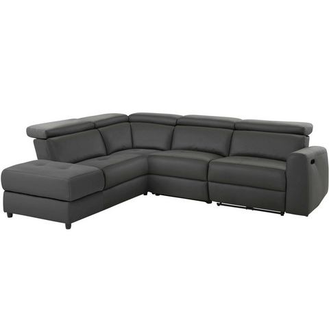 Home affaire Hoekbank Sentrano 273 cm, man. of electr. relaxfunctie en usb/kopverstelling