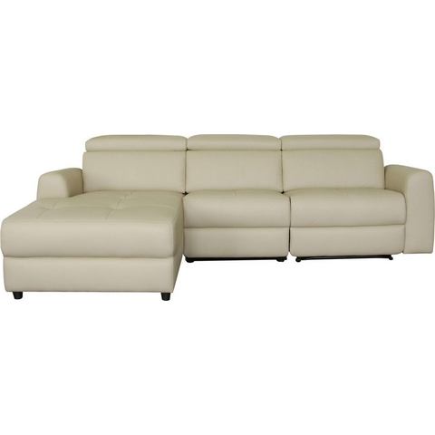 Home affaire Hoekbank Sentrano 275 cm, man. of electr. relaxfunctie en usb/kopverstelling