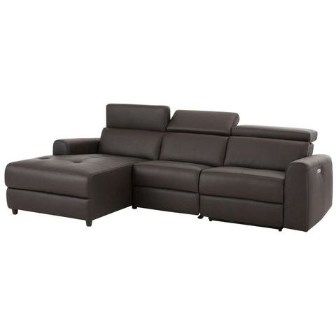 Home affaire Hoekbank Sentrano 275 cm, man. of electr. relaxfunctie en usb/kopverstelling