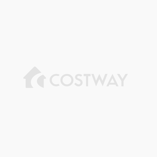 Costway Set van 2 Verstelbare kunstleeren Barkrukken met Lage Rug en Stevige Ronde Voet Grijs