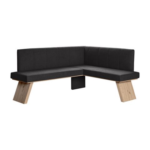 Home affaire Hoekbank Nina keukenbank, gestoffeerde bank, eettafelbank, breedte 185x 150 cm