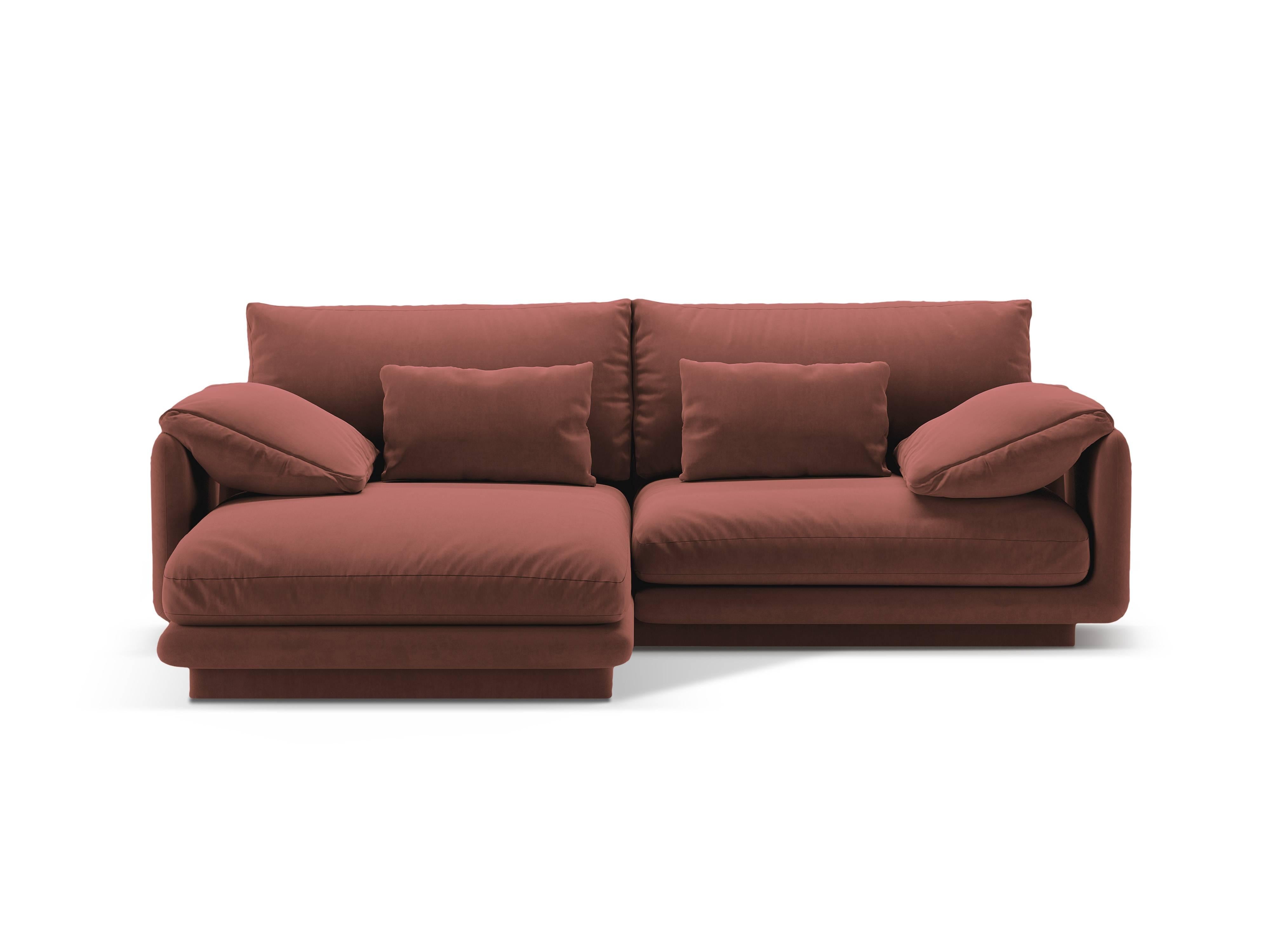 Micadoni 3-zits hoekbank Torino links velvet | 