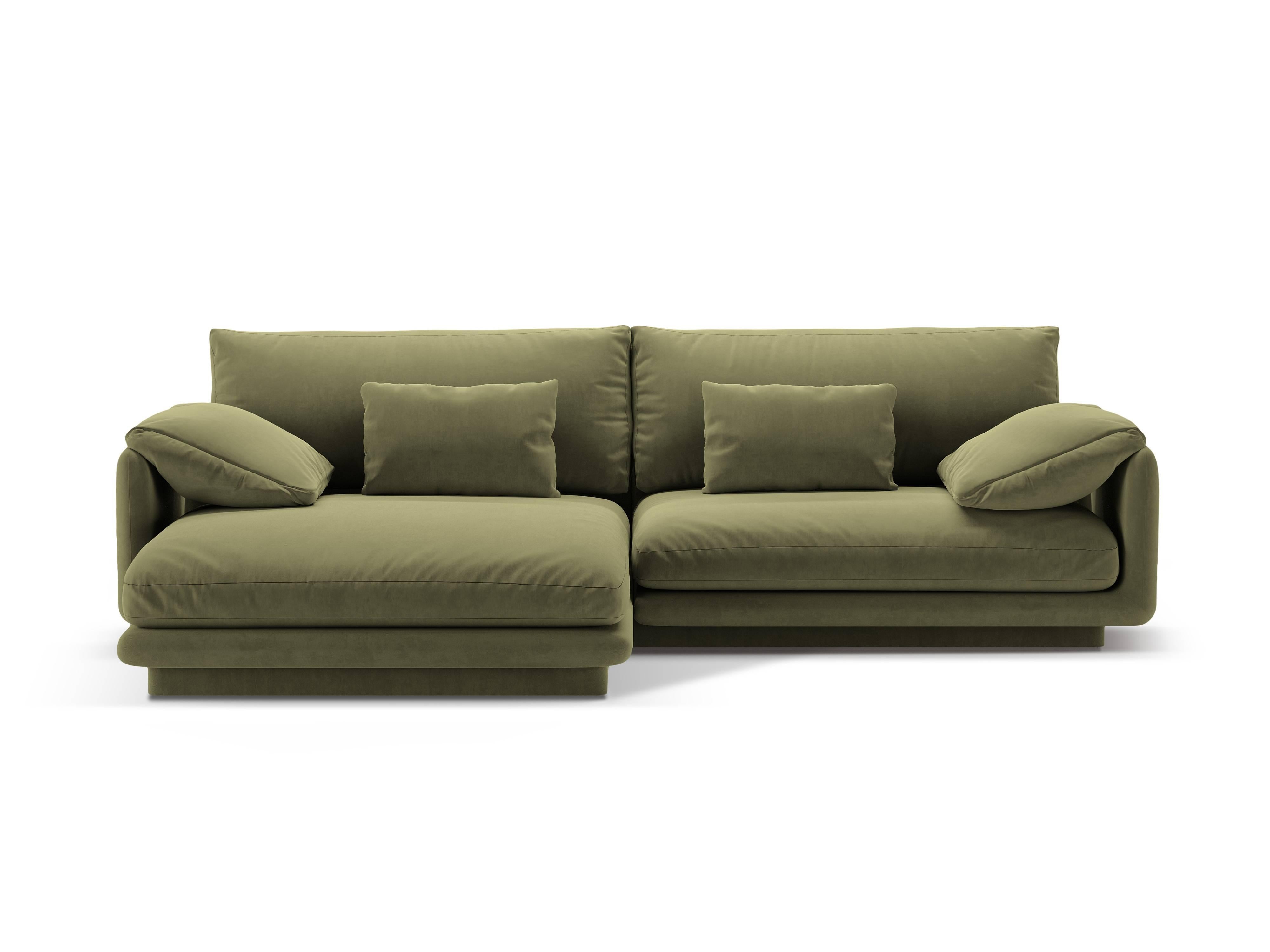 Micadoni 4-zits hoekbank Torino links velvet | 