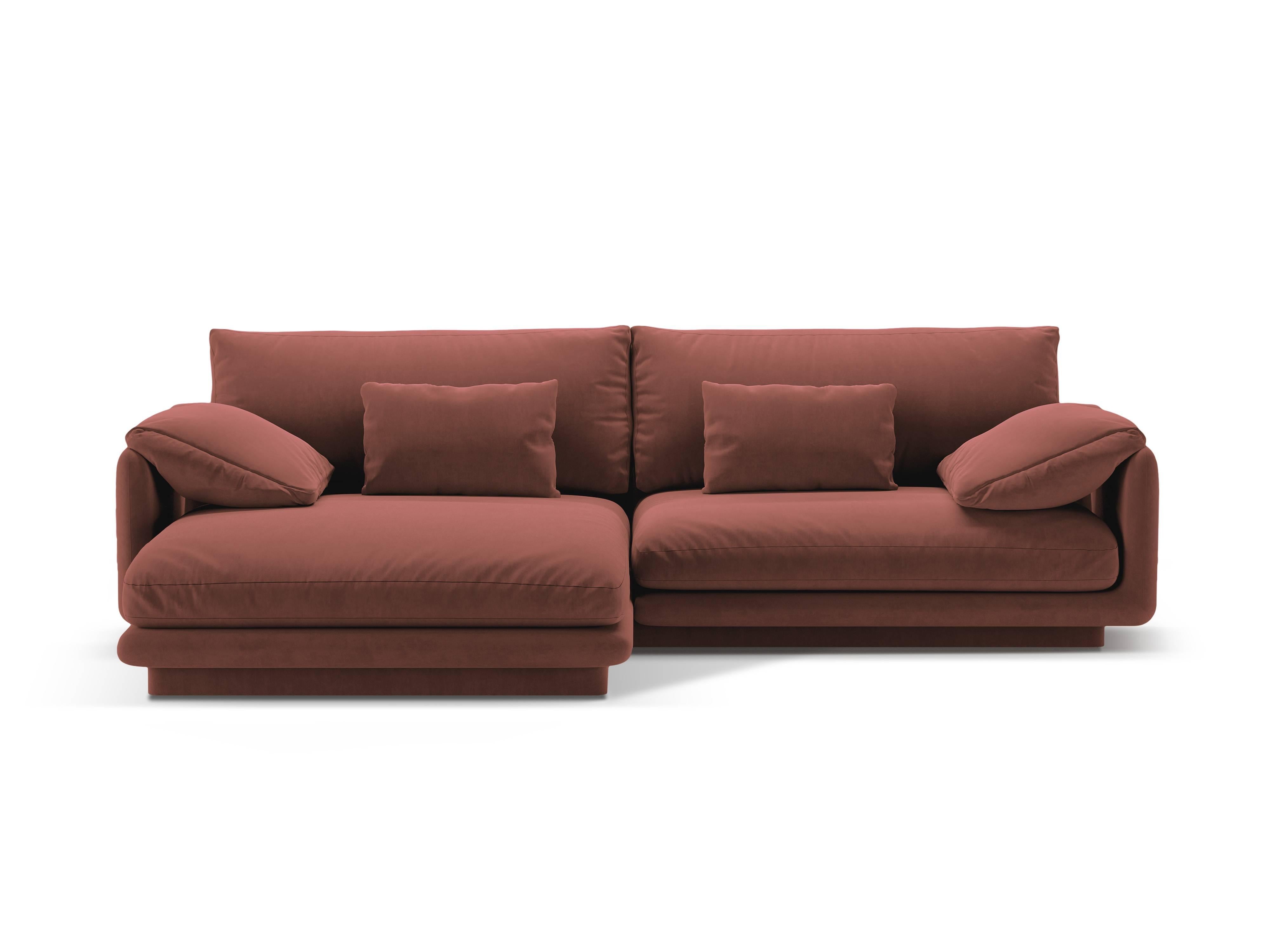Micadoni 4-zits hoekbank Torino links velvet | 