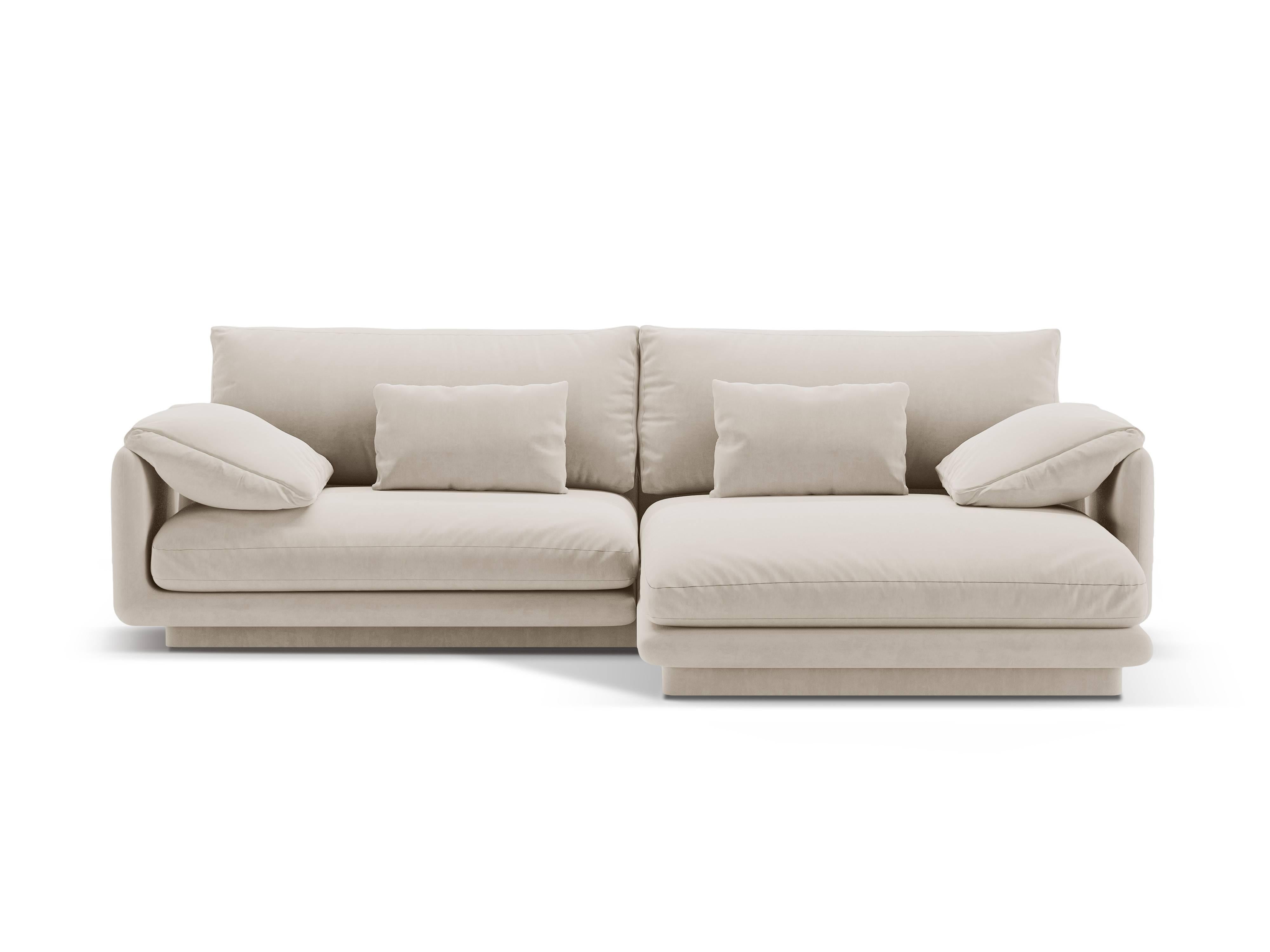 Micadoni 4-zits hoekbank Torino rechts velvet | 