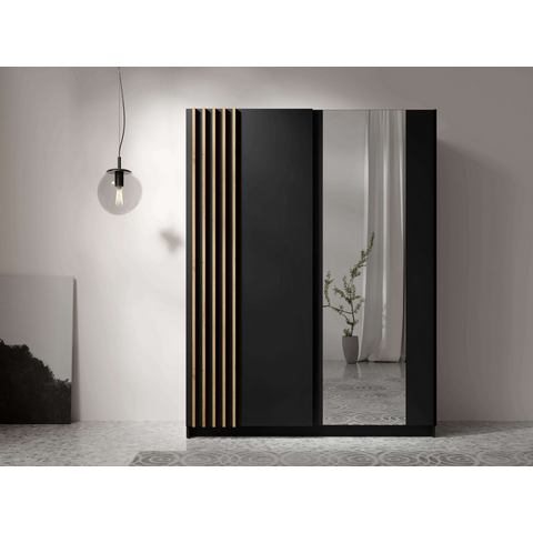 INOSIGN Kledingkast Charisy met spiegel, 4 inlegplanken en kledingstang