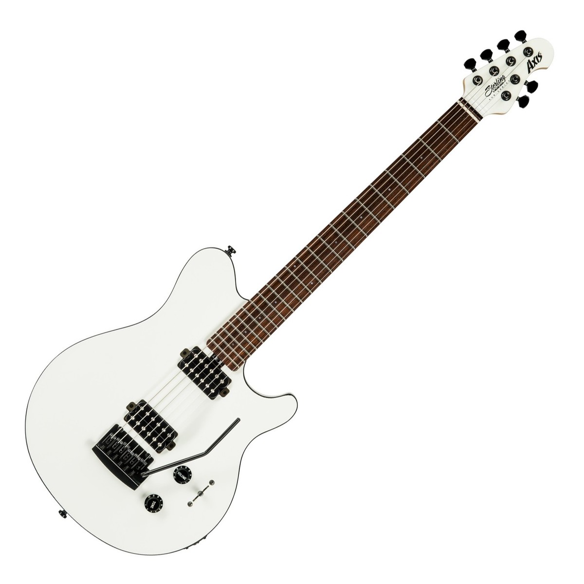Sterling by Music Man SUB Axis White w/ Black Binding