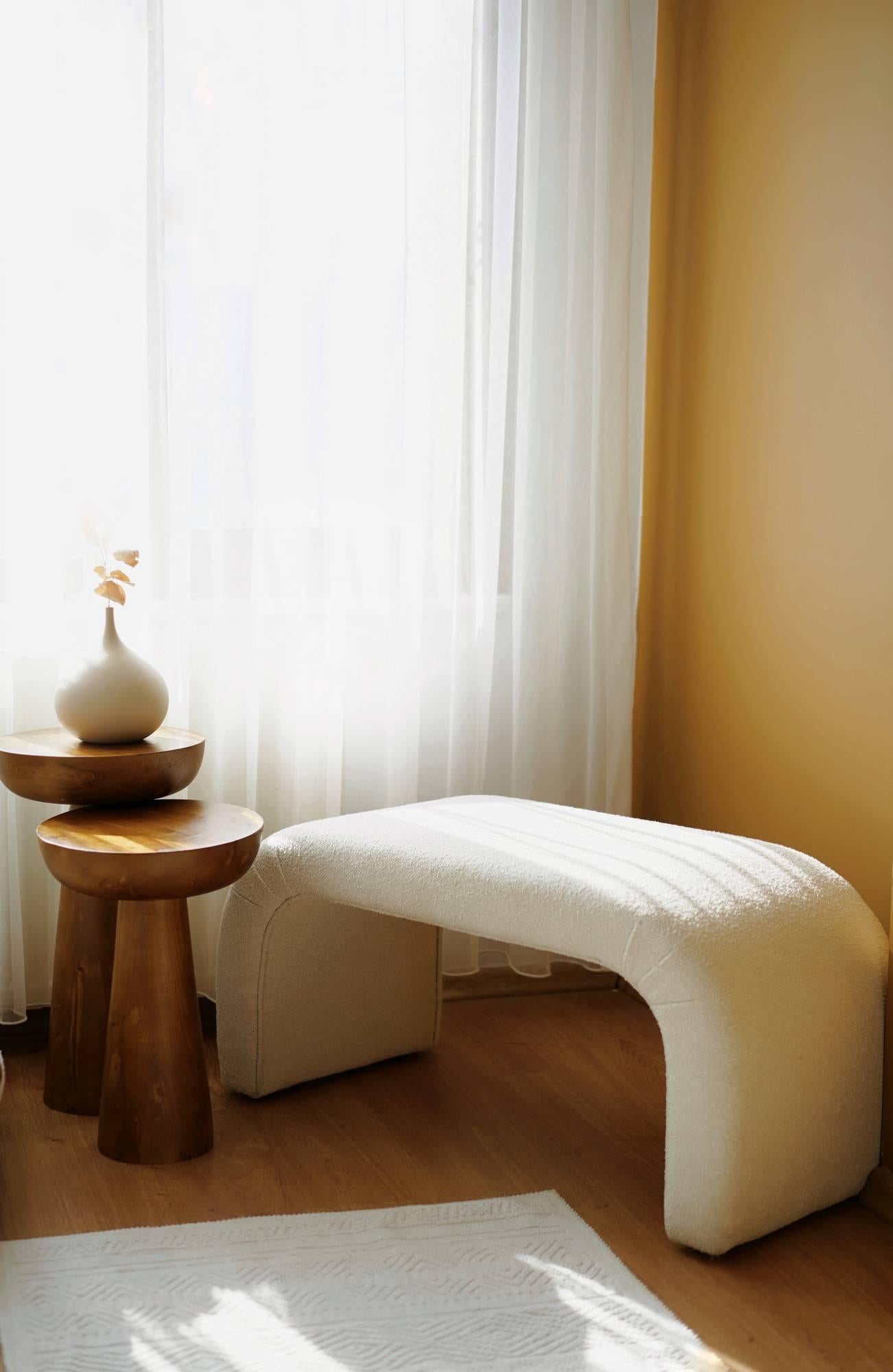 Atelier Del Sofa Bankje Nuu bouclé | 