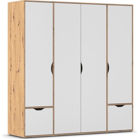 Rauch Draaideurkast Kledingkast Kast Garderobe Wasmand NARAI met Laden Greefaansluitingen voor een greeploze look TOPSELLER MADE IN GERMANY