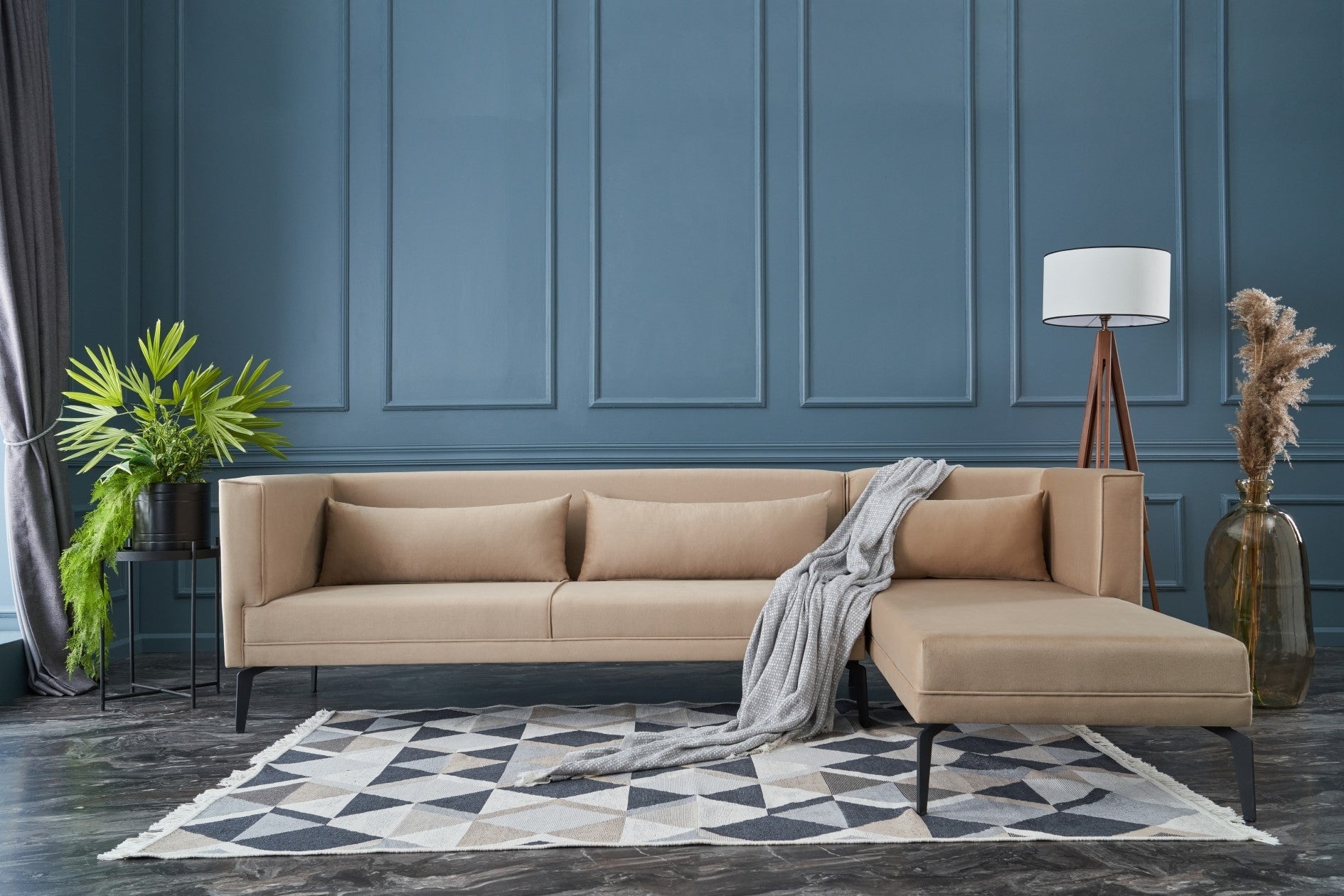 Atelier Del Sofa Hoekbank Ardosa rechts velvet | 