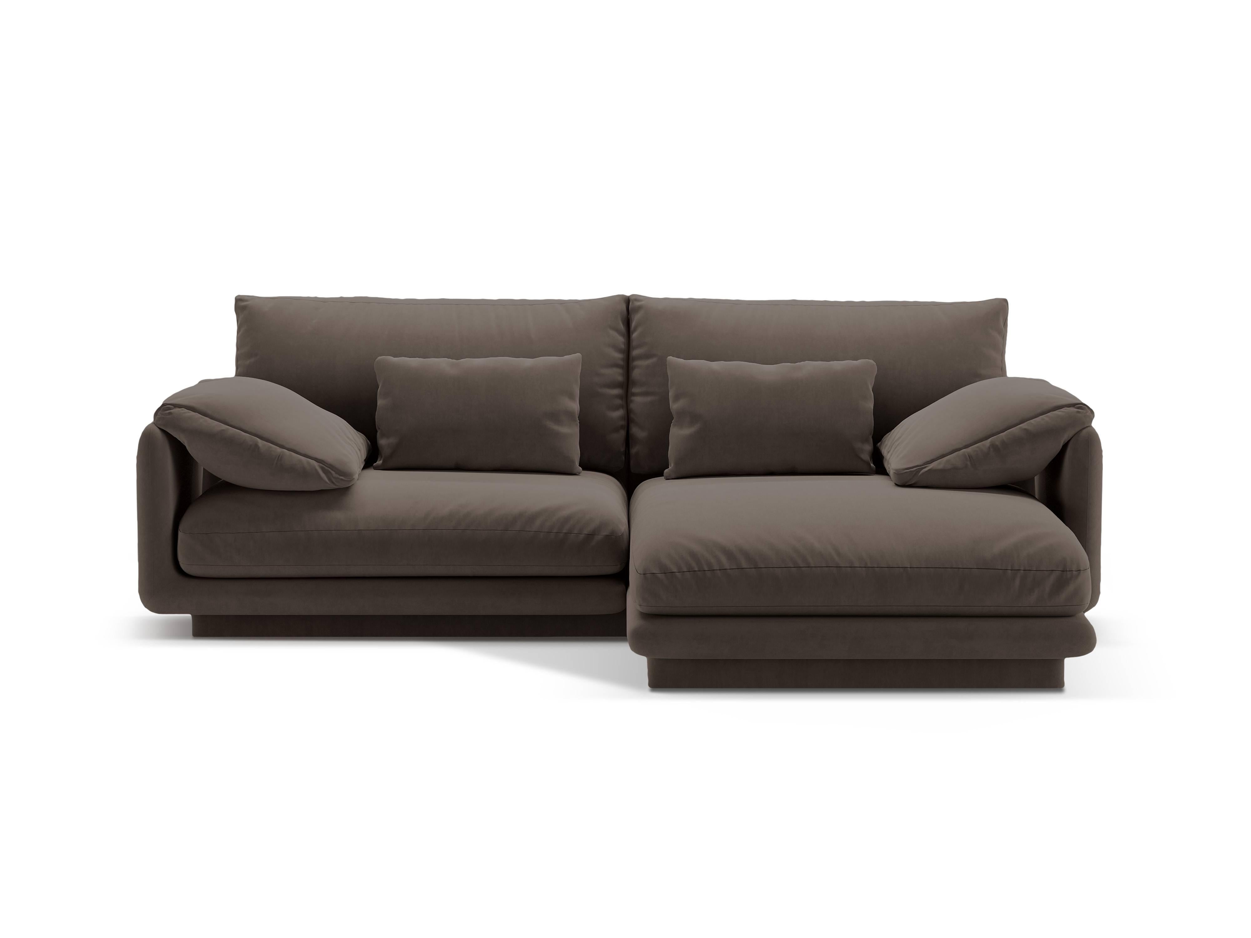 Micadoni 3-zits hoekbank Torino rechts velvet | 