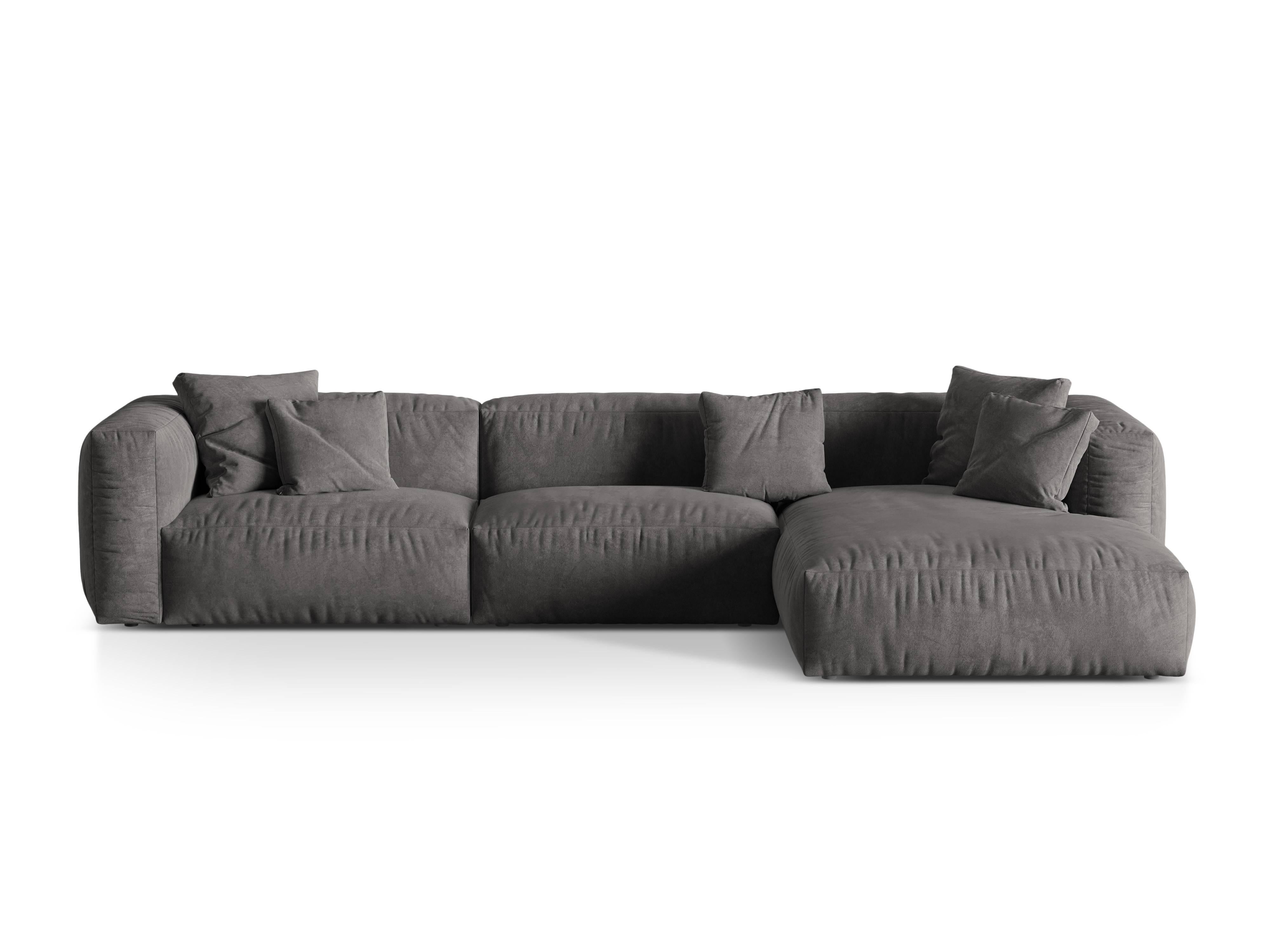 Micadoni 3-zits hoekbank Martina rechts velvet | 