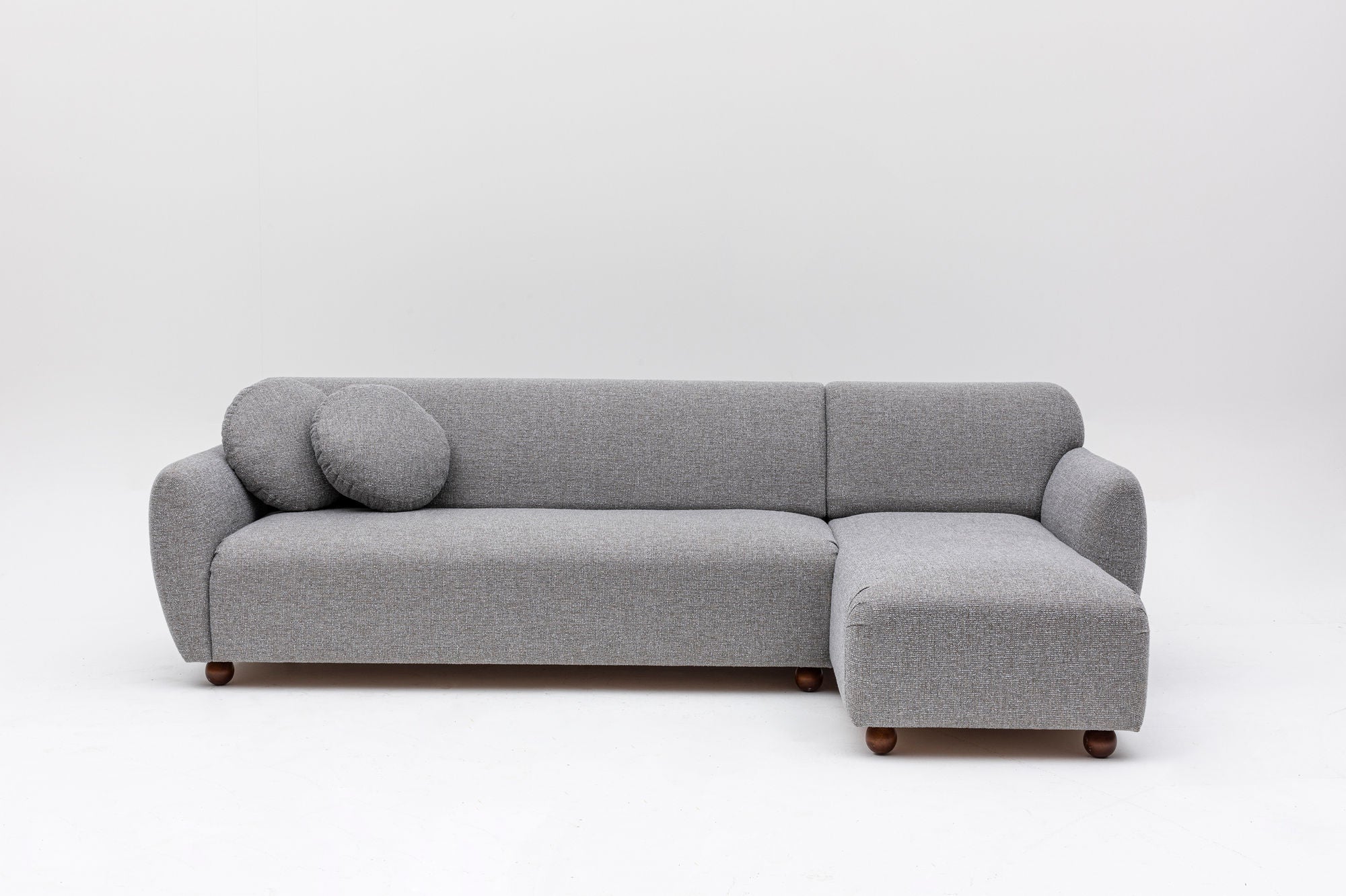 Atelier Del Sofa Hoekbank Eddy rechts bouclé | 