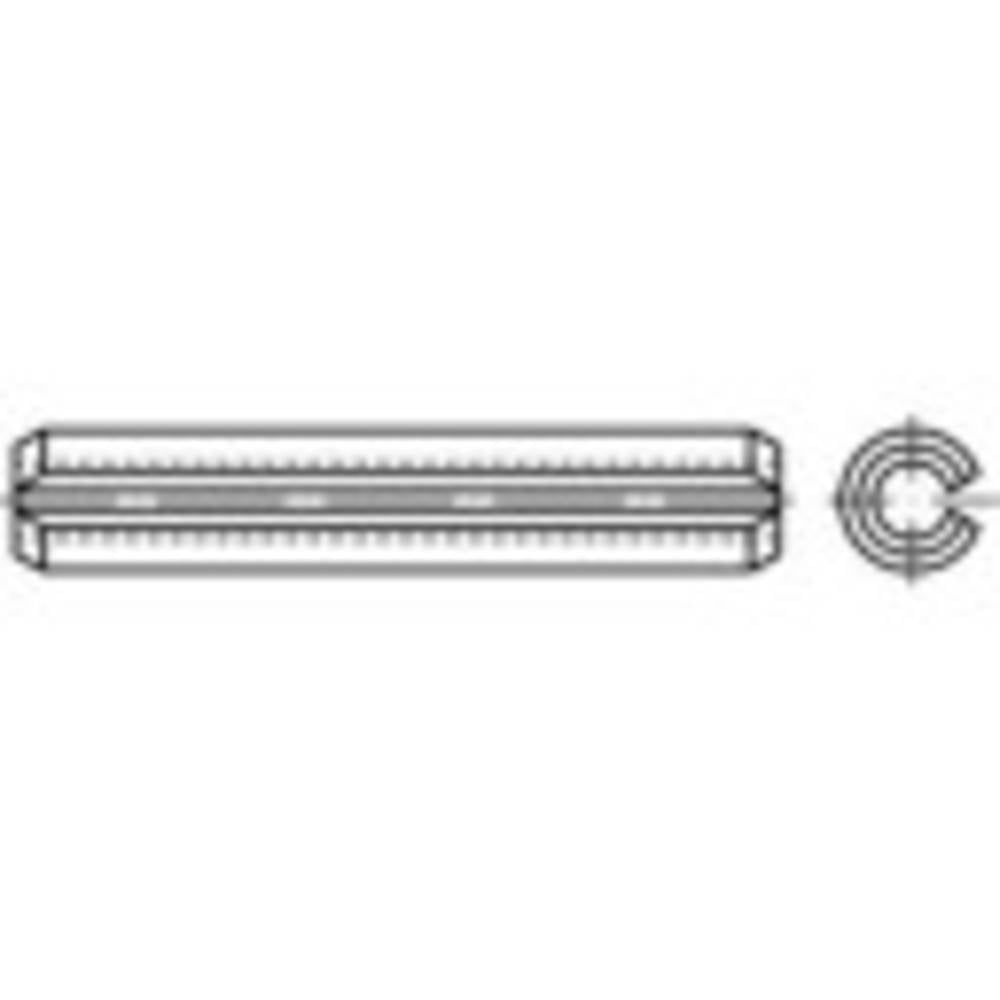 TOOLCRAFT TO-9977754 Spanstiften (Ø x l) 35 mm x 50 mm Verenstaal 10 stuk(s)