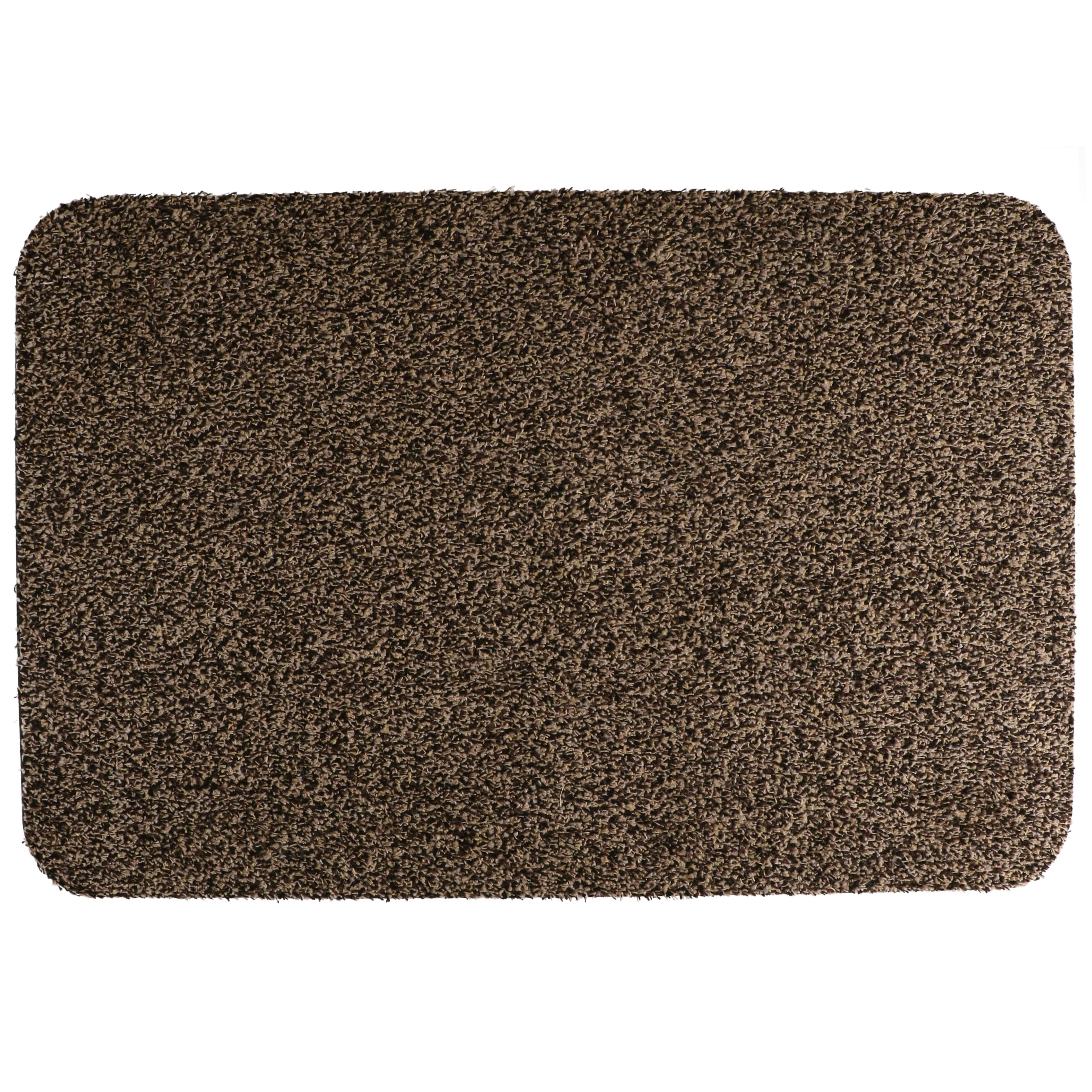 Merkloos Deurmat/droogloopmat - antislip - taupe - x 60 cm -