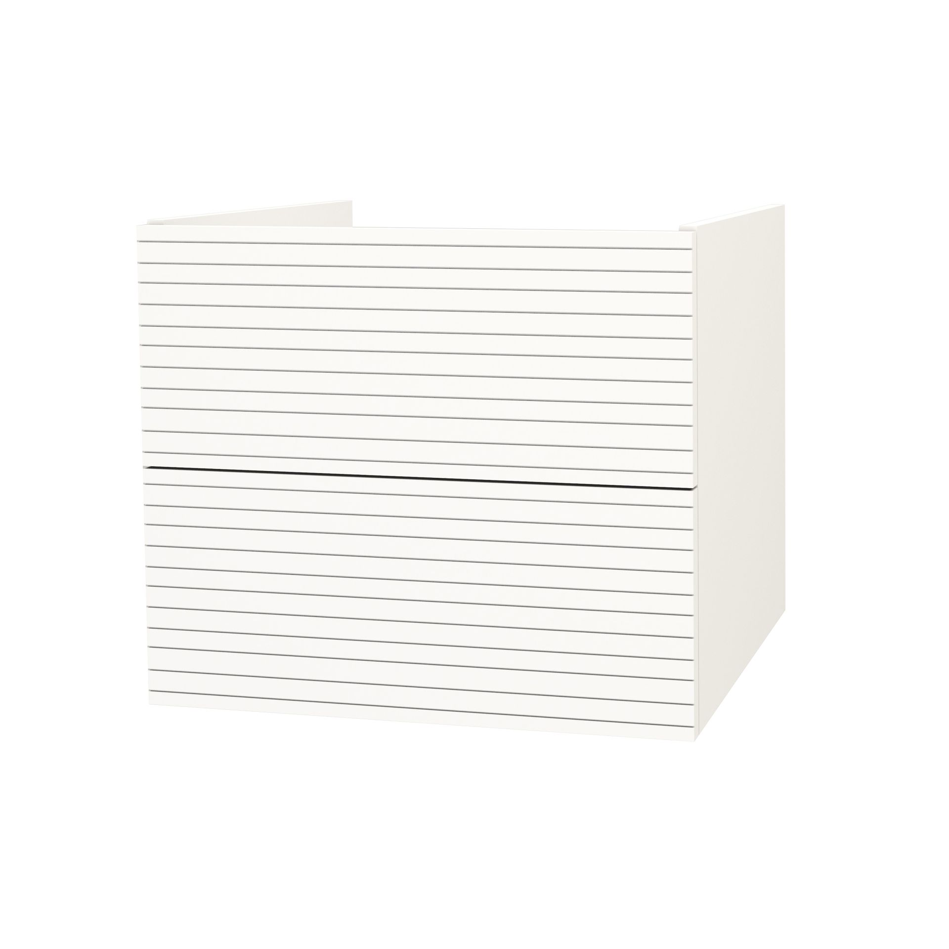 SaniGoods Maisy onderkast met ribbelfront 60cm wit