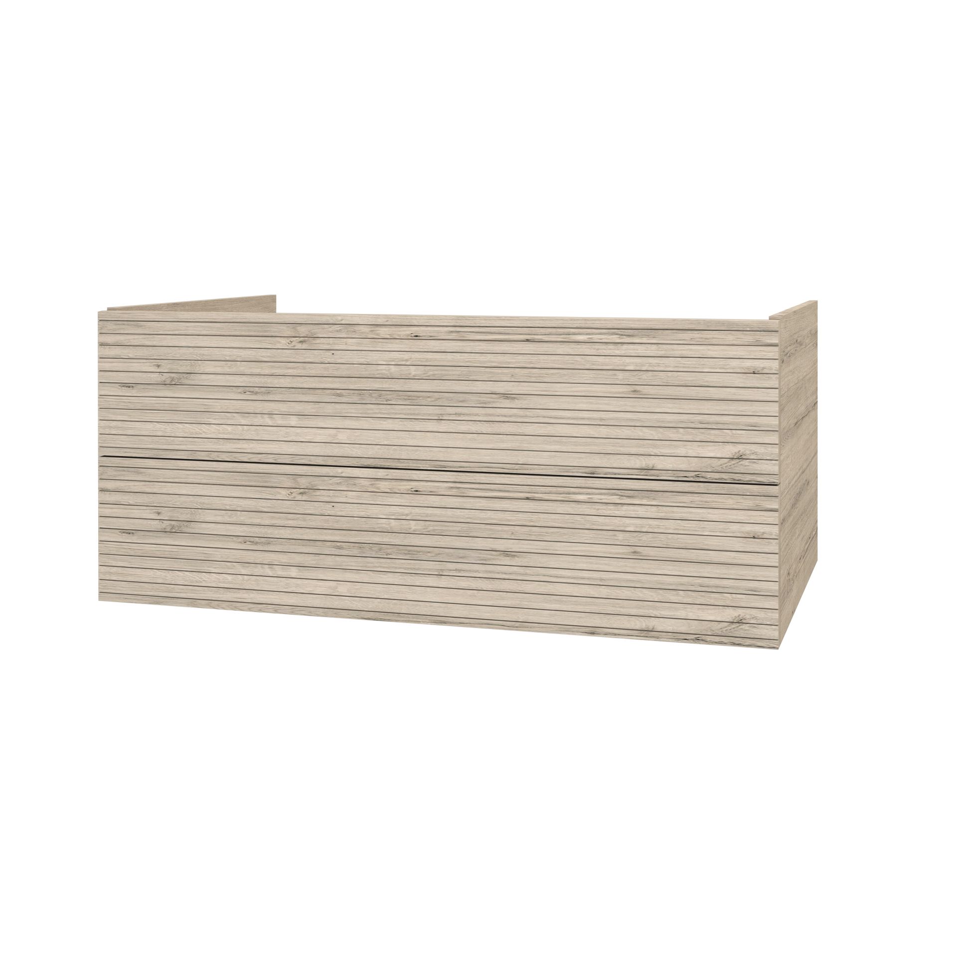 SaniGoods Maisy onderkast met ribbelfront 120cm eiken