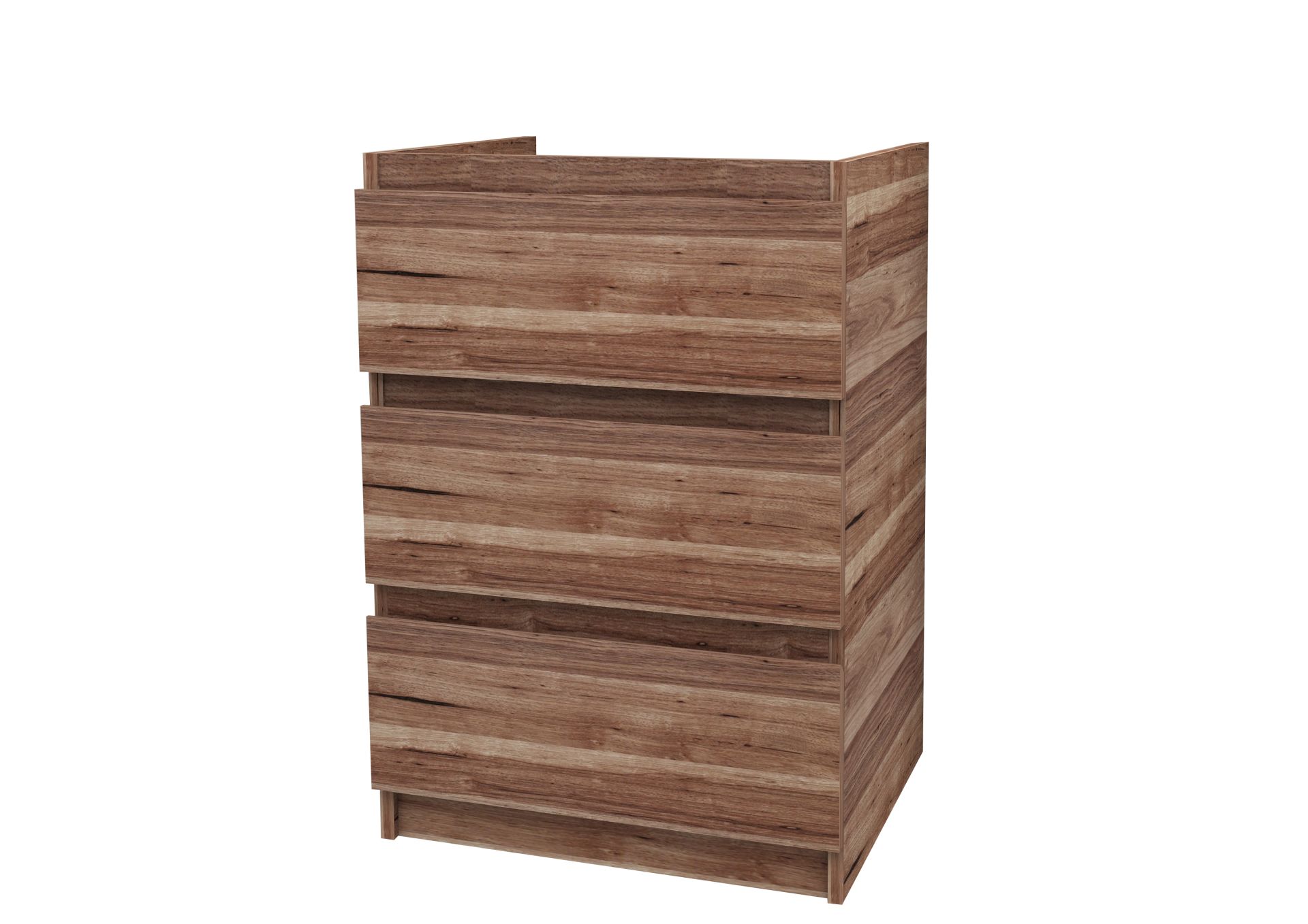 SaniGoods Rocky staande onderkast met 60cm walnoot