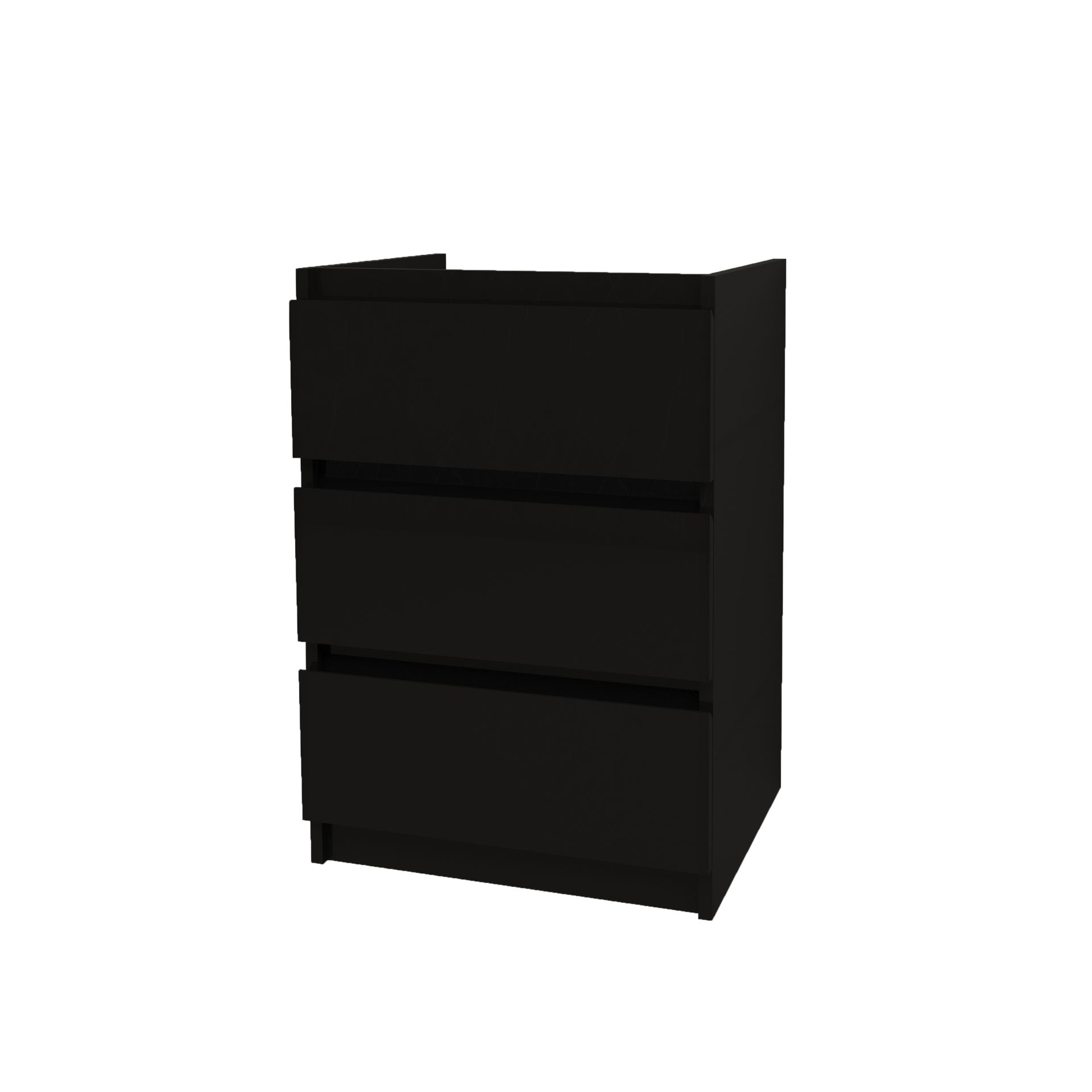 SaniGoods Rocky staande onderkast met 60cm zwart