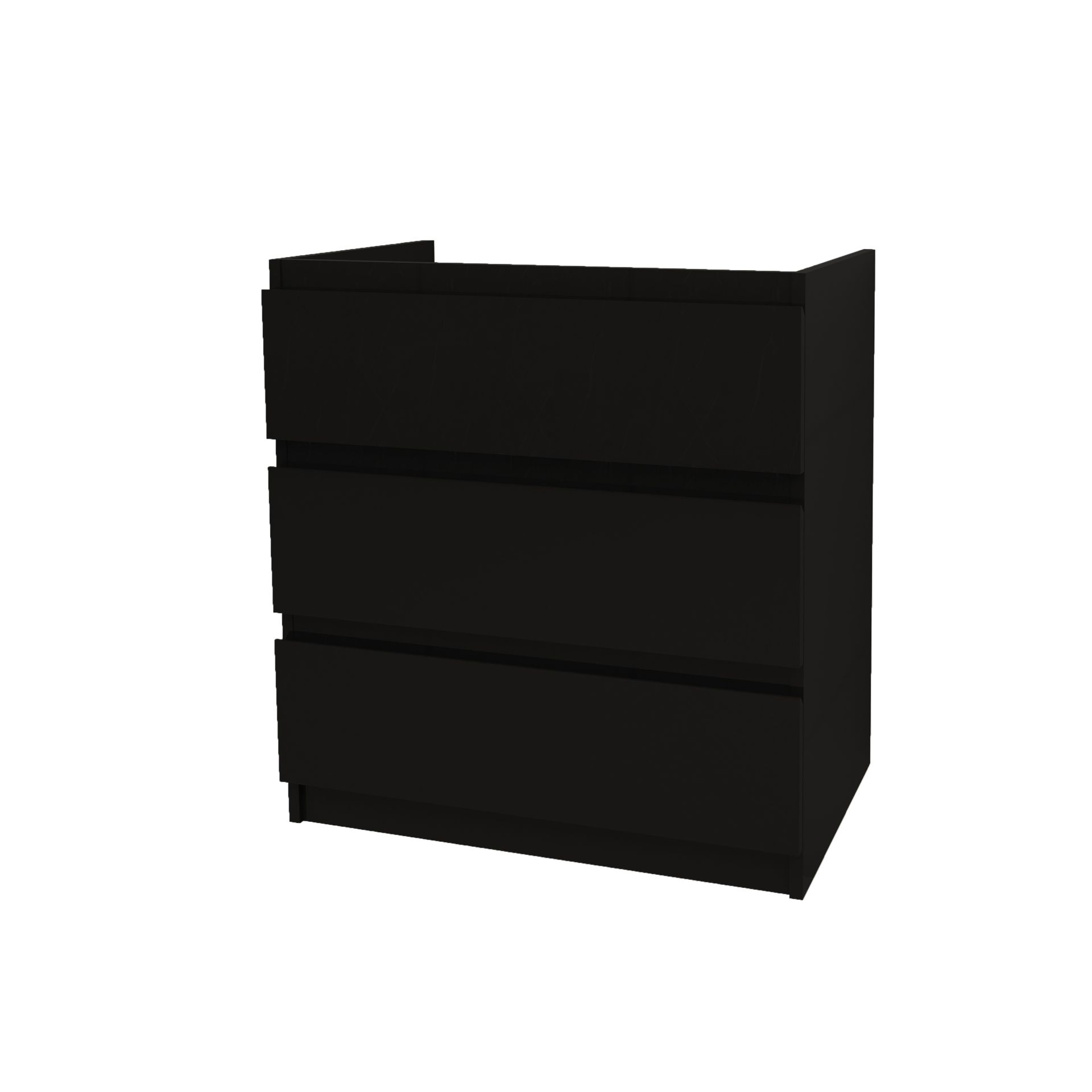 SaniGoods Rocky staande onderkast met 80cm zwart