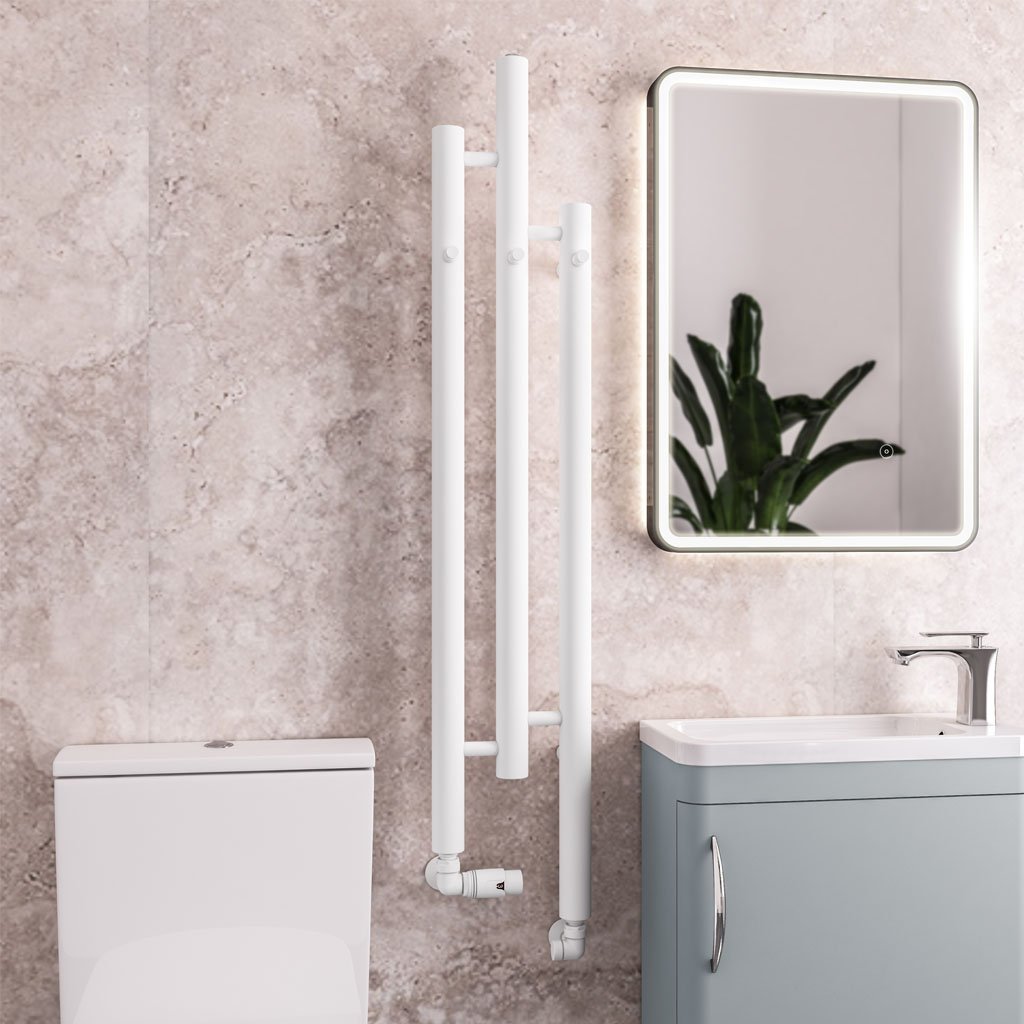 Eastbrook Portchester design radiator 22x120cm 275W wit mat