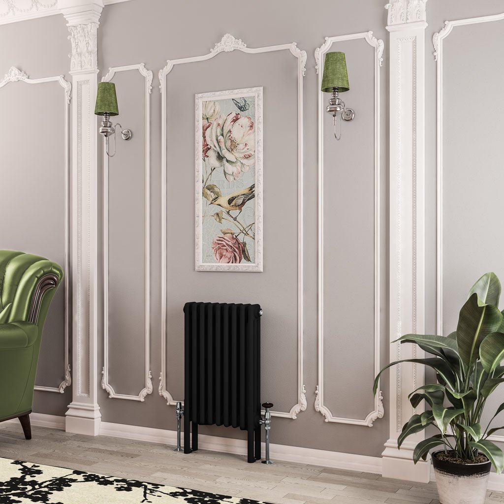 Eastbrook Imperia 3 koloms radiator 40x60cm 850W zwart mat